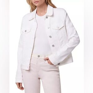 Hudson Classic Denim Trucker Jacket in White